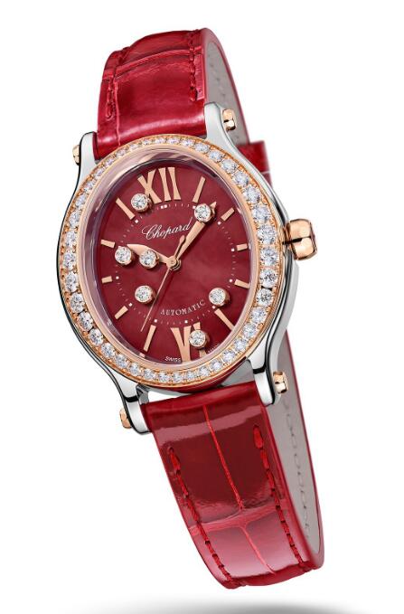 Review Chopard Happy Sport Oval Automatic Replica Watch 278602-6005